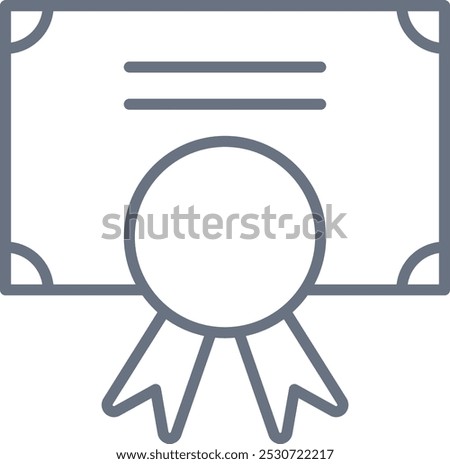 Share Certificate icon design for personal commercial use
