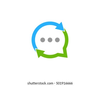 Share Chat Logo Design Template