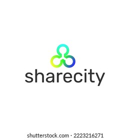 Share City Logo Design Concept