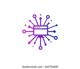 Share Computer Icon Logo Design Element