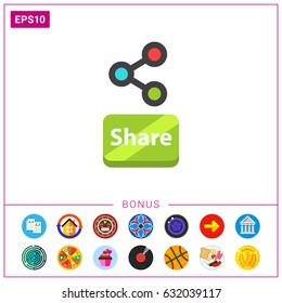 Share Concept Flat Icon