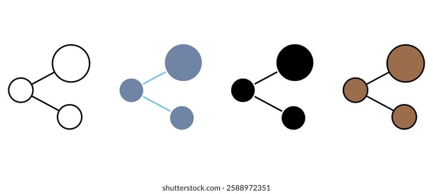 share concept line icon. Simple element illustration. share concept outline symbol design.