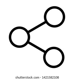 share connection multimedia icon vector