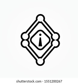 share data information sign icon design vector illustration