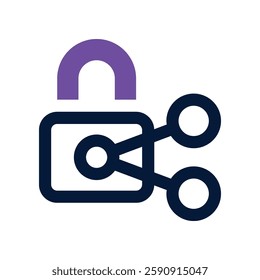 share dual tone icon. vector icon for your website, mobile, presentation, and logo design.