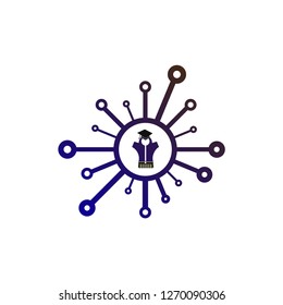Share Educational Template icons, Education logo, creative vector logo design,education icon,emblem shapes,illustration element