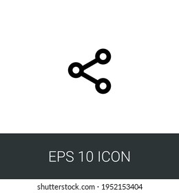 Share eps 10 simple icon
