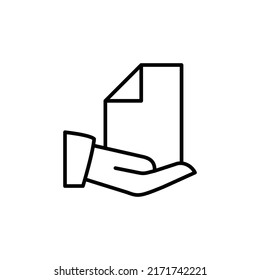 share file editable stroke icon, Smart stroke icon