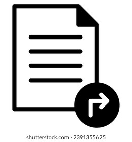 Share File icon illustration for uiux, infographic, web, app, etc