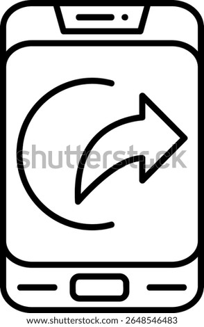 Share Filled Style Icon Design