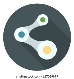 share flat icon