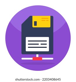 Compartir icono de disquete en un diseño perfecto 