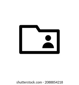 Share Folder Icon Folder line style 