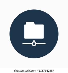 share folder icon vector