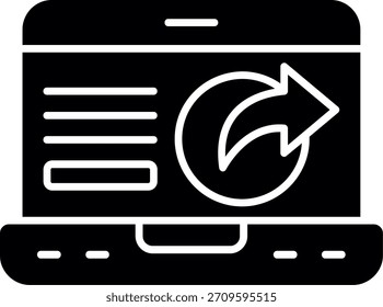 Compartir Glyph Style Diseño de iconos