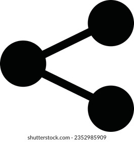 share icon. Share arrow, link, connection icon. Vector EPS 10. Share line icons set. Stroke vector elements for trendy design. Simple pictograms for mobile concept