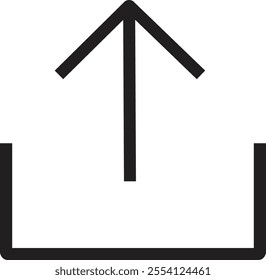 share icon. Share arrow link connection icon black line vector isolated on transparent background. External link web chain open link to attached website. Network sharing sign.