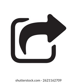 share icon. Share arrow, link, connection icon. Vector illustration EPS 10