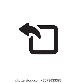 share icon. Share arrow, link, Arrow symbol, Reply send forward icons button. Send message icon. Upload icon. connection icon. Vector EPS 10