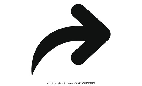 Share icon arrow pointing right, symbolizing digital content sharing, forwarding messages, and user interaction. web design element.