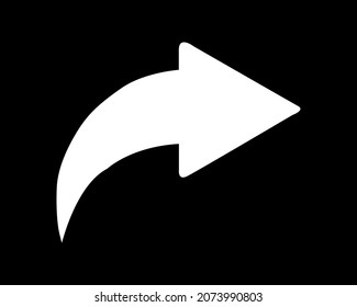 Share icon and arrow vector illustration. share icon symbol sign vector