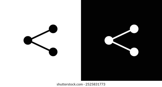 Icono de Compartir Ilustración de diseño de arte