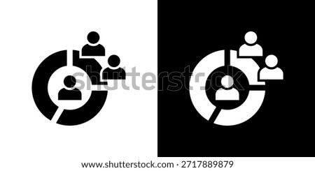 Share icon black and white filled.