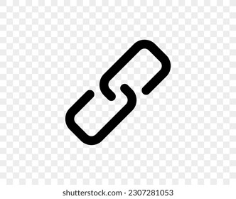 Share icon, chain, hyperlink, link, attach icon for app, website, infographic, etc. Simple vector illustration. EPS10