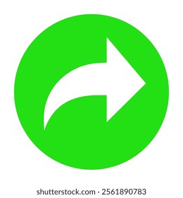 Share icon color flat style