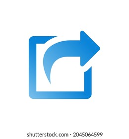share icon of color style design vector template