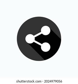 Share Icon. Connection, Relationship Symbol  - Vector.