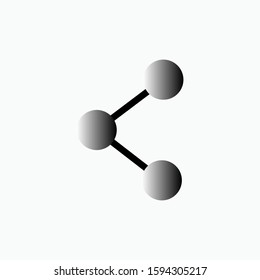 
Share Icon - Connection Vector, Sign & Trendy Symbol for Design and Websites, Presentation or Apps Elements.