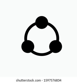 Share Icon - Connection Vector, Sign & Trendy Symbol for Design and Websites, Presentation or Apps Elements.