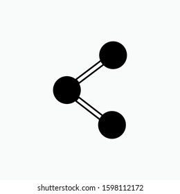 Share Icon - Connection Vector, Sign & Trendy Symbol for Design and Websites, Presentation or Apps Elements.