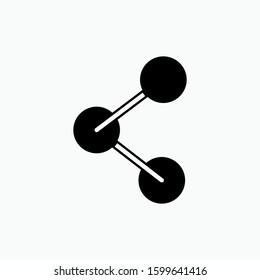 
Share Icon - Connection Vector, Sign & Trendy Symbol for Design and Websites, Presentation or Apps Elements.