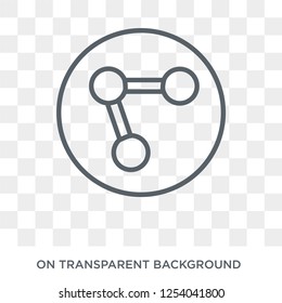 Share icon. Share design concept from  collection. Simple element vector illustration on transparent background.