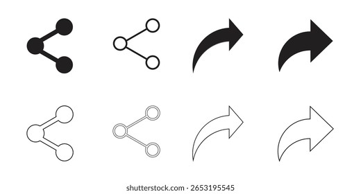Compartir icono de diseño, ilustrador, enviar icono de archivo, icono de conexión