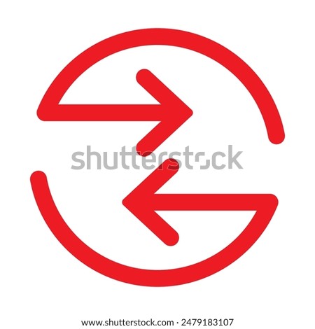 Share icon design for logo, app, web design. Quick share icon, vector and logo design. Arrow icon, sign, Vector illustration.