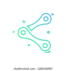 Share icon design vector