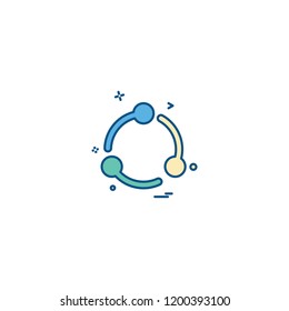 Share icon design vector 