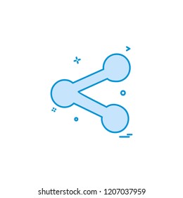 Share icon design vector