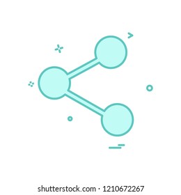 Share icon design vector