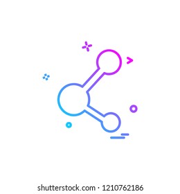 Share icon design vector
