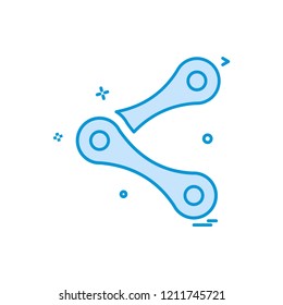 Share icon design vector