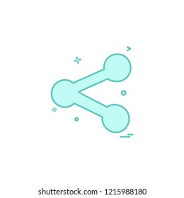 Share icon design vector