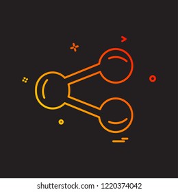 Share icon design vector