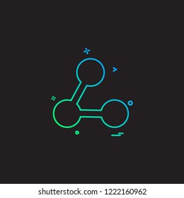 Share icon design vector 