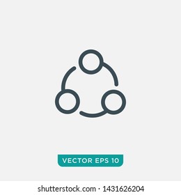 Share Icon Design, Vector EPS10