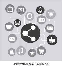 share icon design,vector illustration eps10 graphic