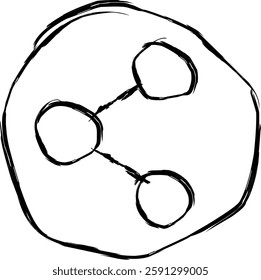 share icon in Doodle style